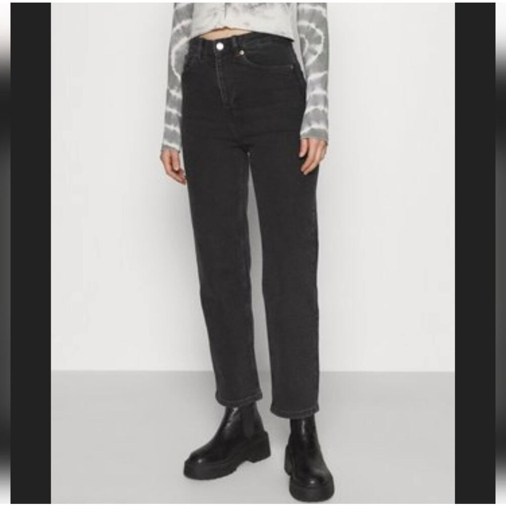 Cotton On Loose Straight Jean Gray Black size 8 US
